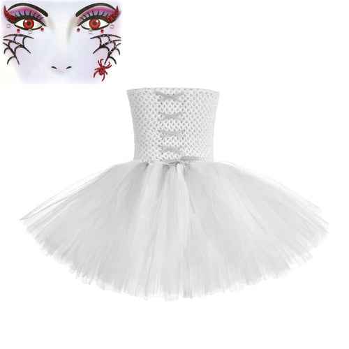Girls’ Halloween Costume Set - Cosplay Tulle Dress