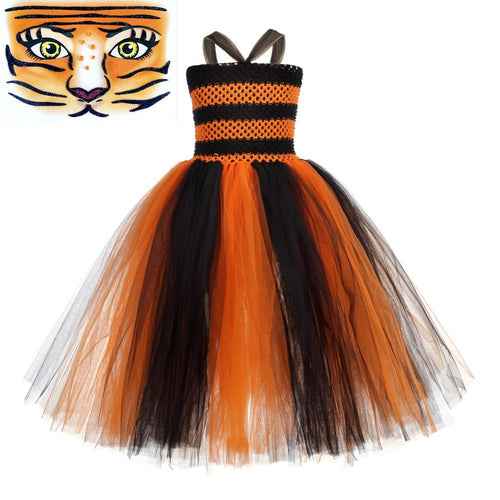 Girls Halloween Costume Set - Princess Tulle Dress